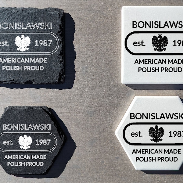 Polish Coasters | Polish Proud | Polish Gifts | Polish Gift Ideas | Podstawki | Prezenty