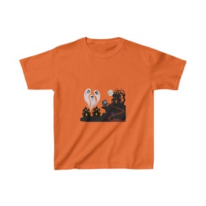 Halloween kids funny, spooky, scary cotton tee