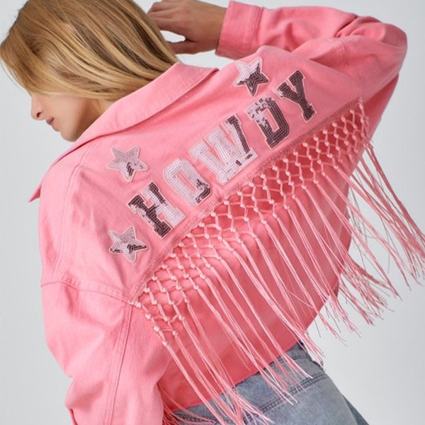 Mens Tassel Sequin Jacket Etsy