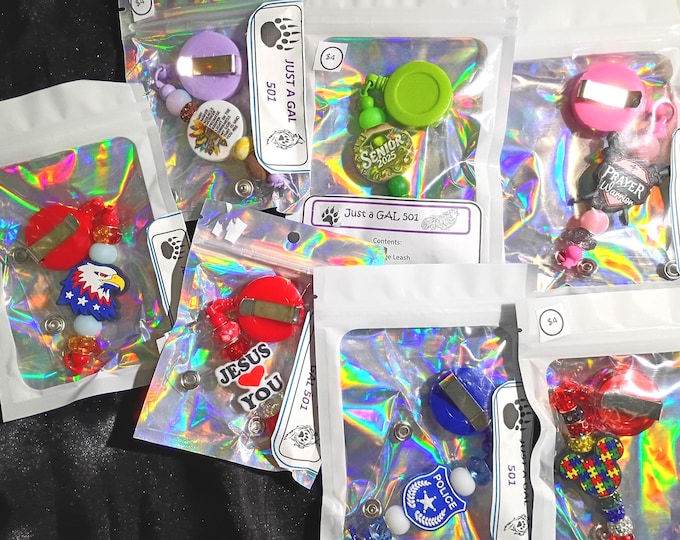 Badge Leashes with Centers