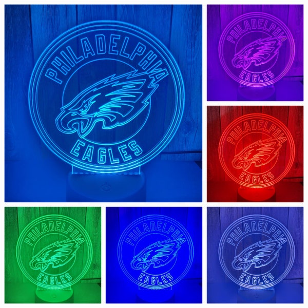 Philadelphia Eagles 3d Lamp