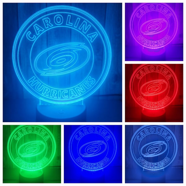 Carolina Hurricanes 3d Lamp