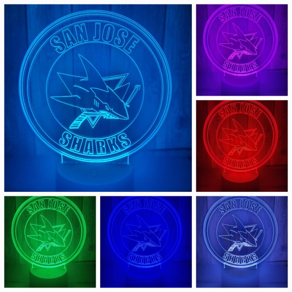 San Jose Sharks 3d Lamp