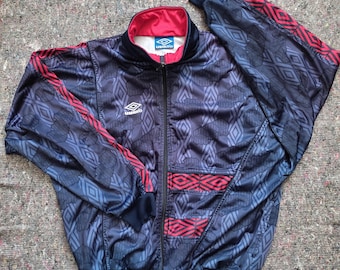 Vintage 1990's Umbro Windbreaker Jacket Large Umbro Sportswear