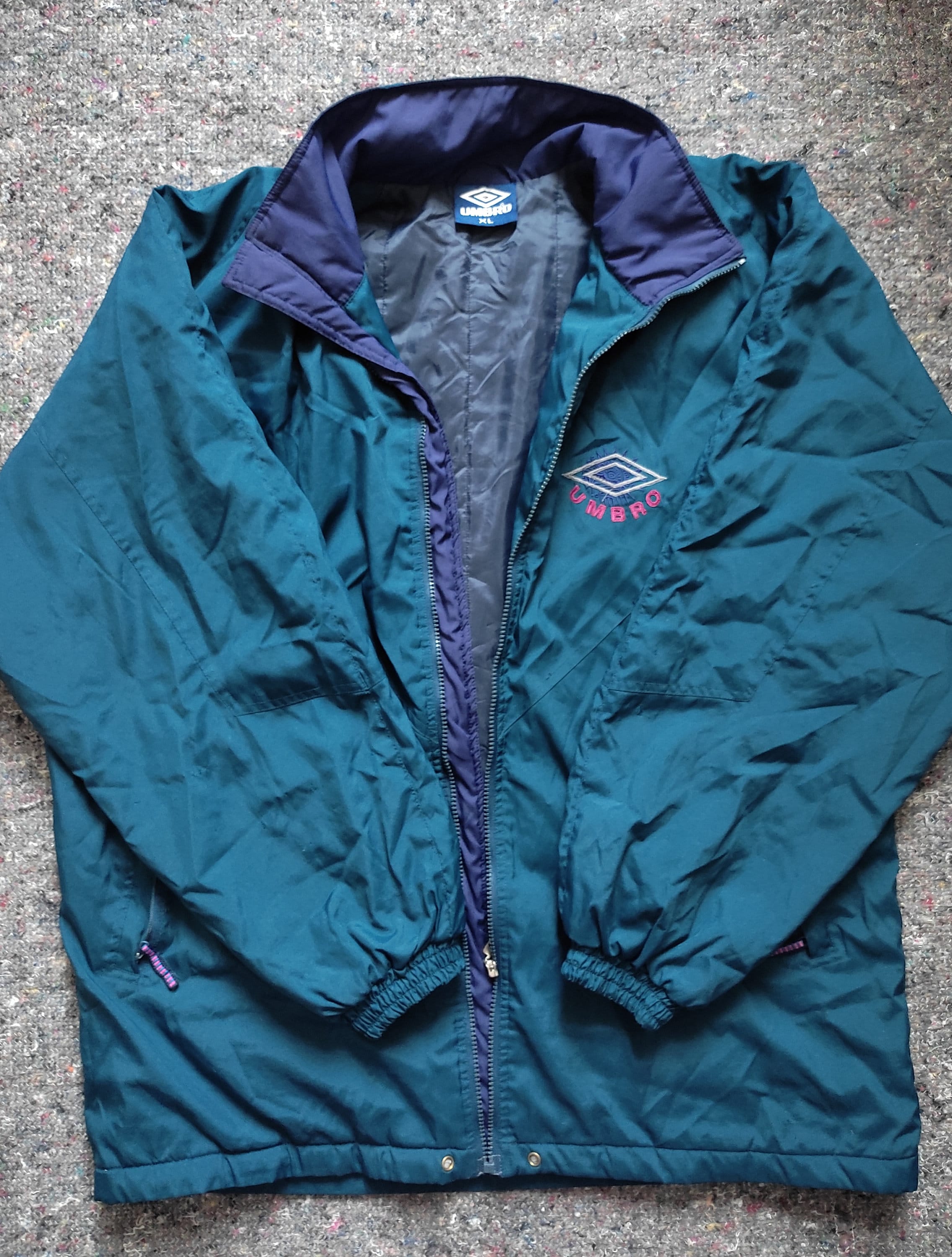 Umbro Windbreaker - Etsy Umbro Windbreaker - Etsy