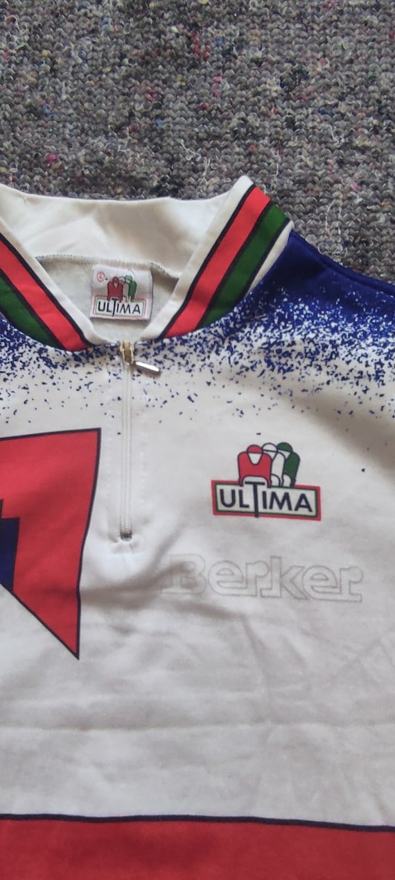 Maillot Cycliste Rétro Homme Ultima Italien - Taille S - Vintage