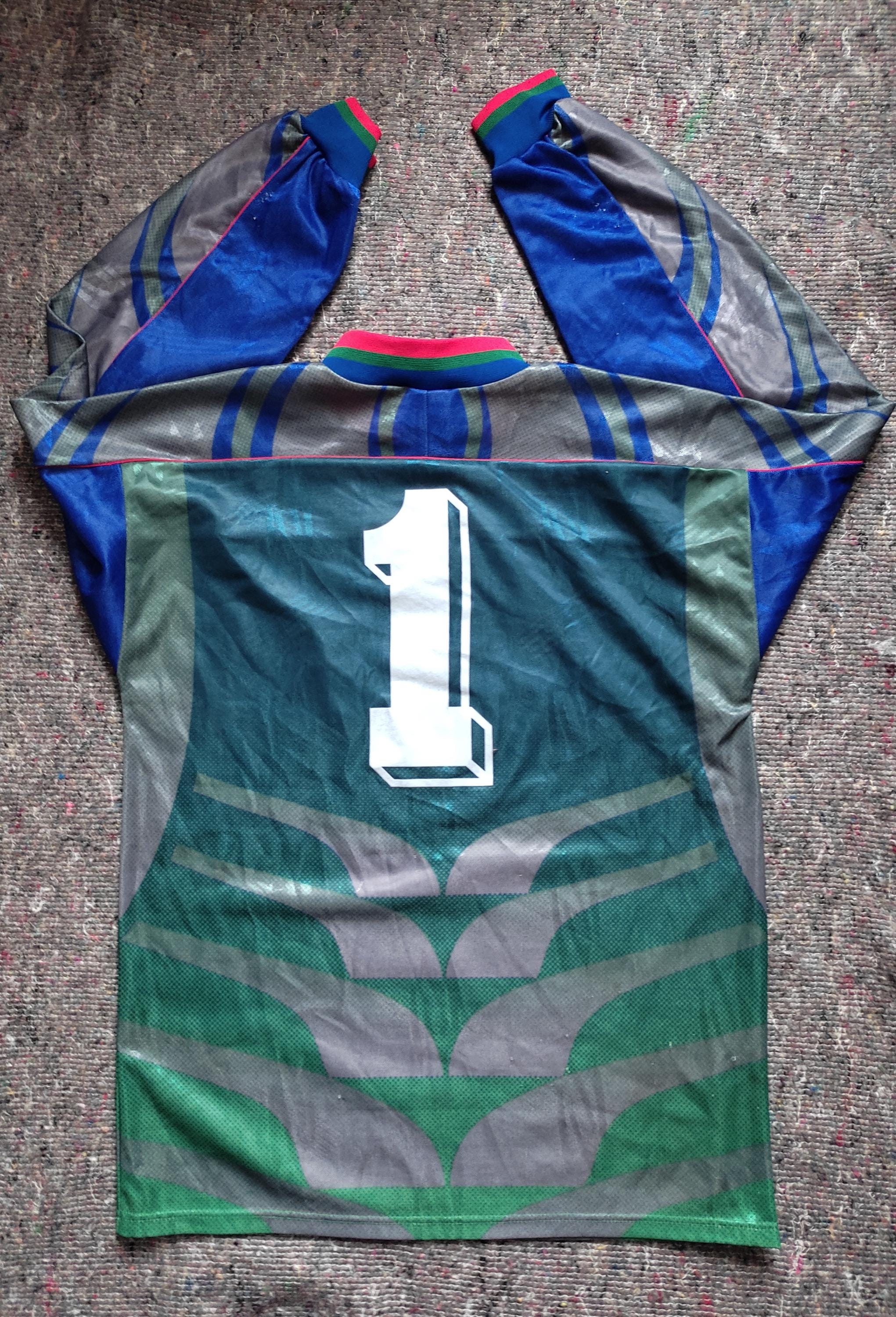 Maillot Gardien De But Uhlsport Vintage Années 1990 #1 Taille M - Occasion Très Bon état