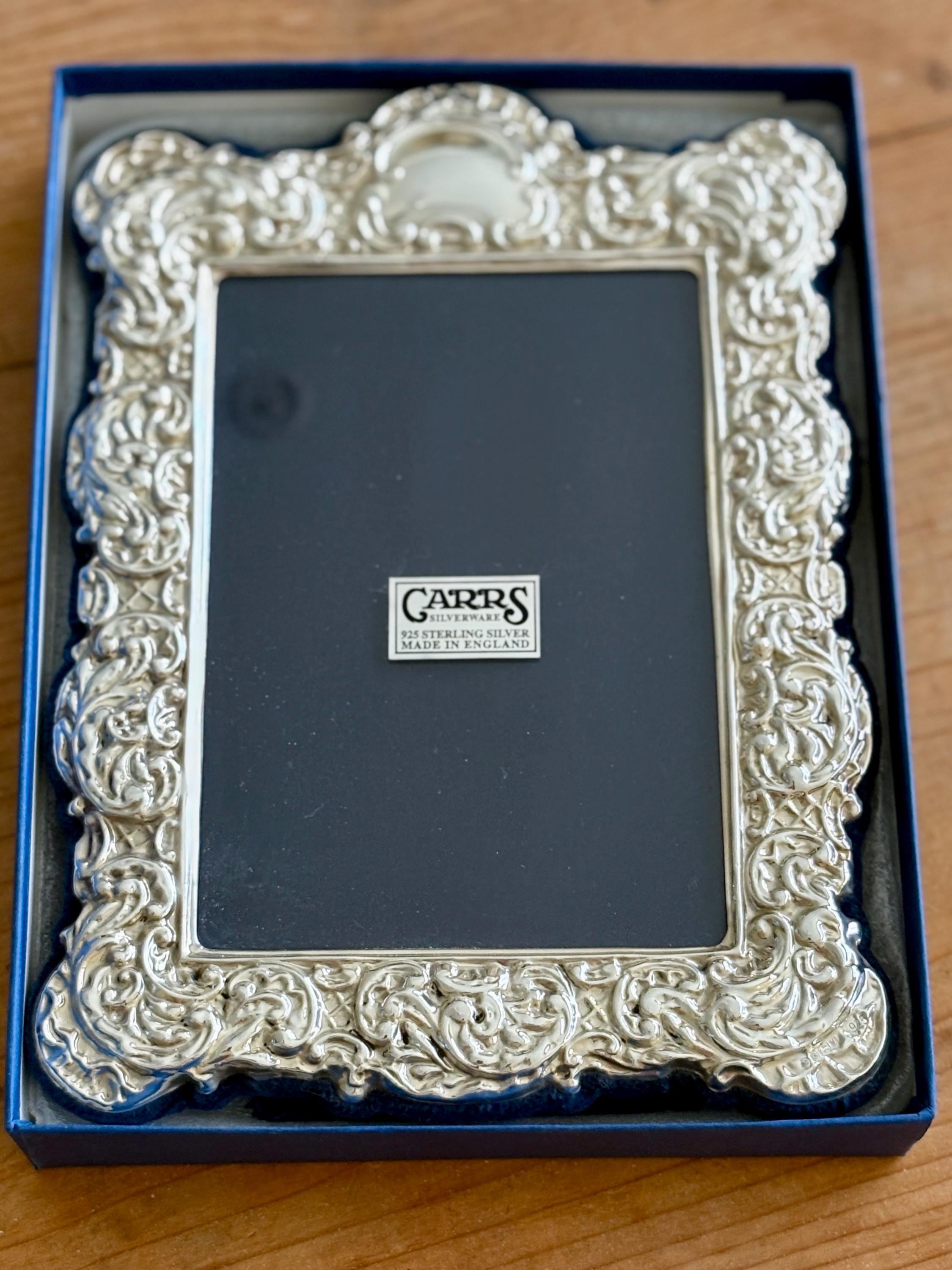 Sterling Silver 3x5 Picture Frame -carrs - Etsy