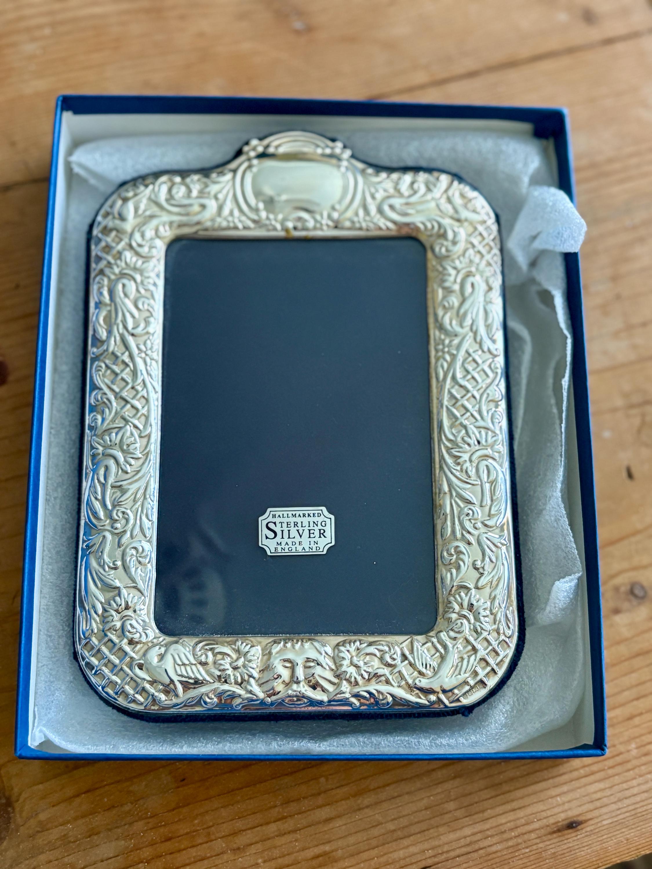 スターリングシルバー 3x5 フォトフレーム -Carrs - Etsy 日本