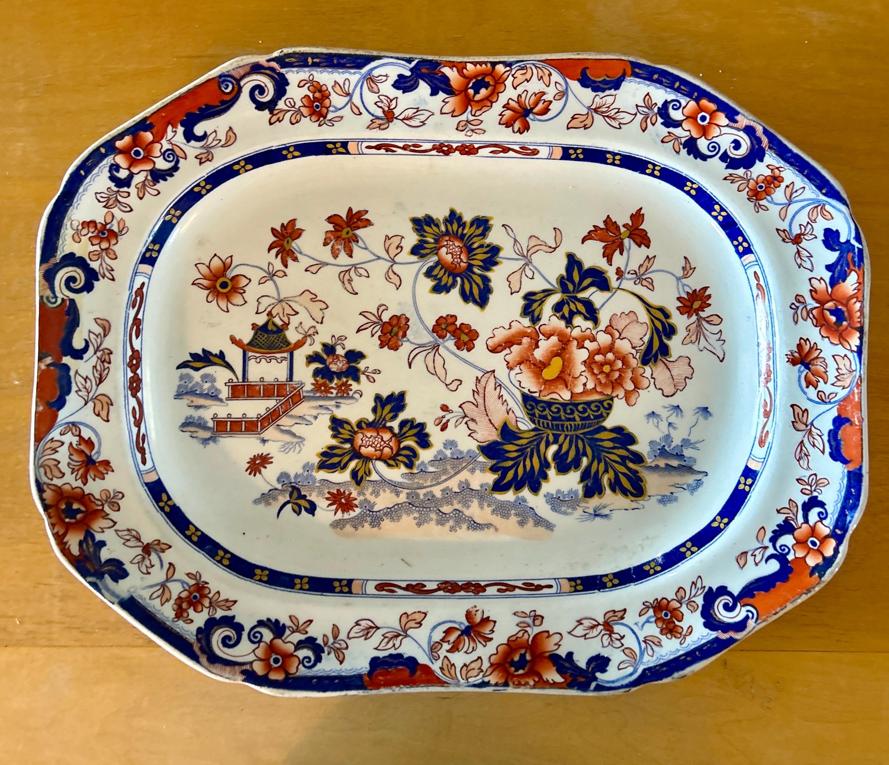 Medium Amherst Japan Ironstone Platter - Etsy