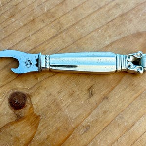 Georg Jensen Sterling Silver Acorn Bottle Cap Opener