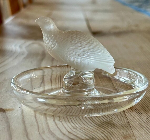 Lalique “perdrix-partridge” Crystal Pin/ Ring Dish - Etsy