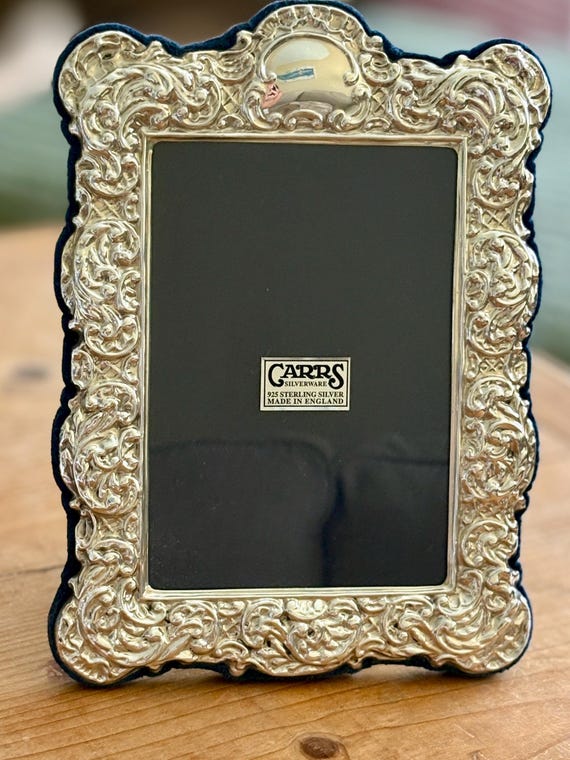 CARRS フォトフレーム　スターリングシルバー925 Sterling Silver 3x5 Picture Frame -carrs - Etsy
