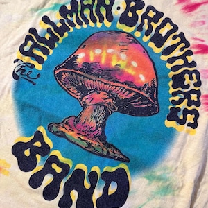 Vintage Allman Brothers Tie Dye Graphic T-shirt