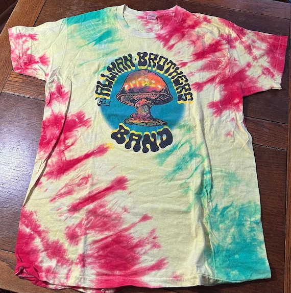 Vintage Allman Brothers Tie Dye Graphic T-shirt - Etsy