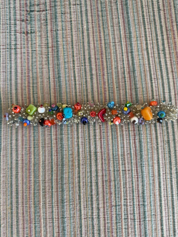 Multi Color Beaded Bracelet - image 1
