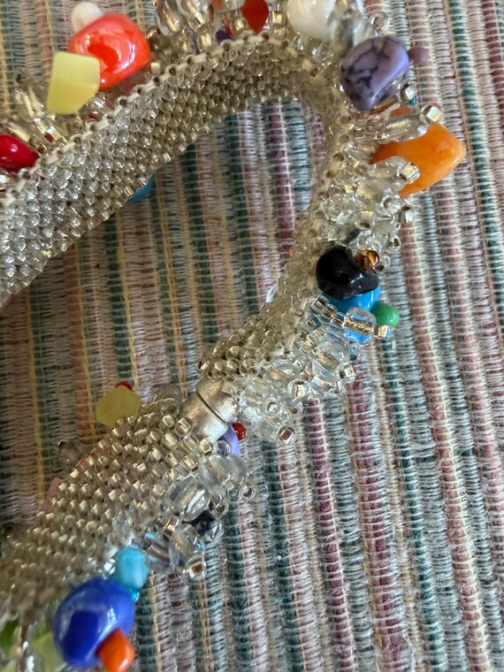 Multi Color Beaded Bracelet - image 3