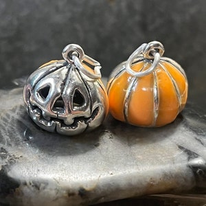 Pumpkin Charm Sterling Silver Pumpkin Charm Sterling Silver