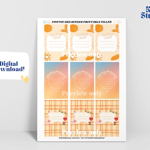 ¡DESCARGA DIGITAL KPOP! Relleno de carpetas para tarjetas fotográficas Kpop