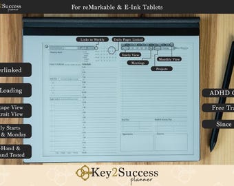 Key2Success 2026 reMarkable Digital Planner - Personal Version