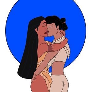 Original Art Print - Pocahontas - Queer Art