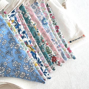 FLORAL FABRIC GARLAND / Liberty Garland / Party Garland / Fabric Bunting / Wall Hanging Decoration / Liberty of London Garland