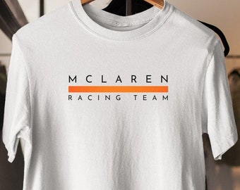 McLaren T-Shirt, Race Car Gift, Grand Prix TShirt, Racing Enthusiast, Motorsport Shirt, Gift For F1 Fan, Graphic T-Shirt For Him, Unisex Tee