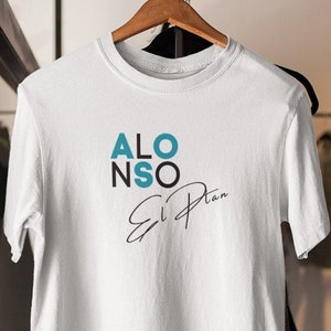 Fernando Alonso T-Shirt, Race Car Gift, Grand Prix T-Shirt, Racing Enthusiast, Motorsport T-Shirt, Gift For F1 Fan, Graphic T-Shirt For Him