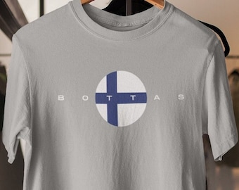 Camiseta Valtteri Bottas, Presente de carro de corrida, Camiseta Grand Prix, Entusiasta de corrida, Camiseta de automobilismo, Presente para fã de F1, Camiseta gráfica para ele