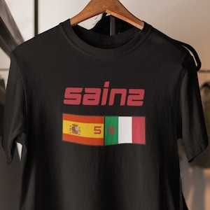 Carlos Sainz T-Shirt, Williams Racing T-Shirt, Race Car Gift, Grand Prix T-Shirt, Motorsport Shirt, Gift For F1 Fan, Graphic T-Shirt For Him