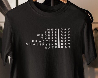 Motorsport T-Shirt For F1 Fans Shirt Formula 1 Car Gift Grand Prix Racing Graphic Tee F1 Driver TShirt