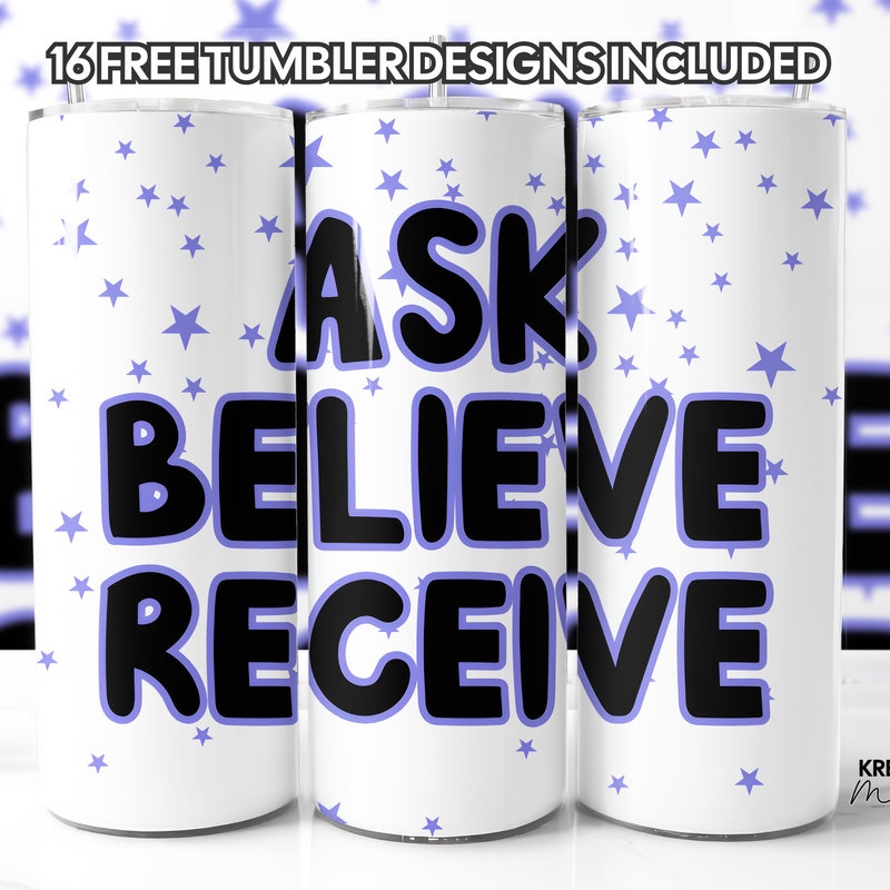Ask Believe Receive - Etsy