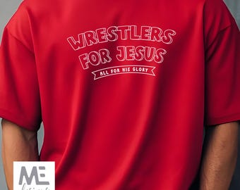 Wrestlers for Christ Kids Tshirt, Wrestlers for Jesus Youth shirt,Christian Youth Wrestling tee, Christian athlete kids,Wrestling Gods glory