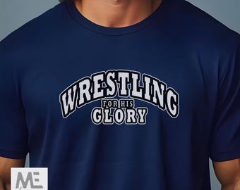 Wrestling for Christ tshirt, Wrestling for His glory tee, Christian wrestler gift, Christian wrestling, Christian athlete,Corinthians shirt