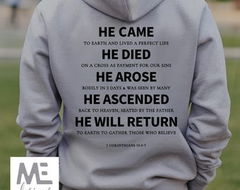 Gospel Hoodie Jesus, Gospel Hoodie Sweatshirt, Christian shirt gift, Share Jesus Hoodie, Jesus Saves shirt Evangelizing, Jesus Christ hoodie