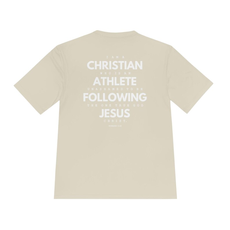 Christian athlete tshirt, performance tee sports Christian, Jesus athlete Gospel gift, share Christ tshirt, Jesus saves sports men women image 10