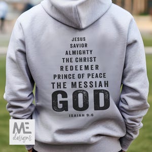 Yahweh names hoodie, Christian shirt gift, Jesus is God, men Christian sweatshirt, Yahweh Jesus Christ,Jesus God names hoodie,Christian gift