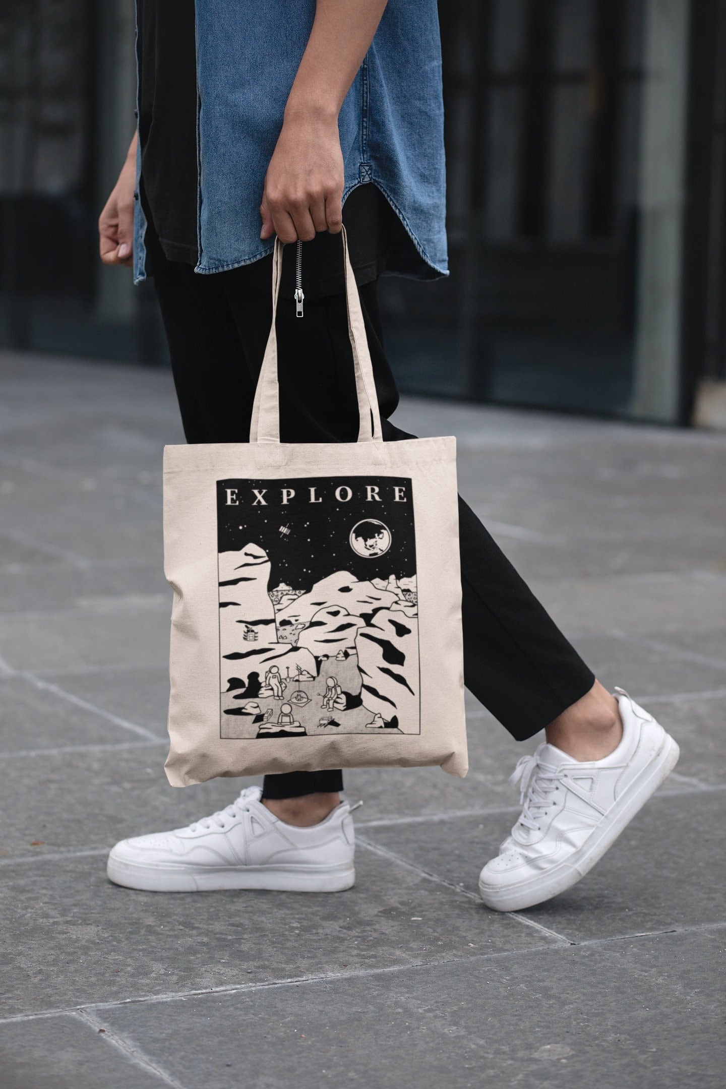 Tote Bag Lune 