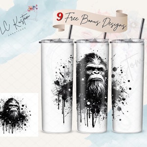 Bigfoot Tumbler 30oz Skinny - Etsy