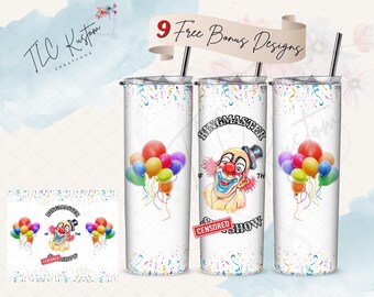 Circusdirecteur van de Sh*tshow Hilarisch bekerontwerp | Beker van 20 en 30 oz | Sublimatieontwerp, png-bestand | Alleen digitaal downloadbestand
