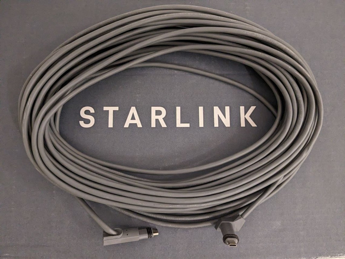 Starlink 150 FT REPLACEMENT CABLE for Starlink Gen 2 / V2 / Yacht