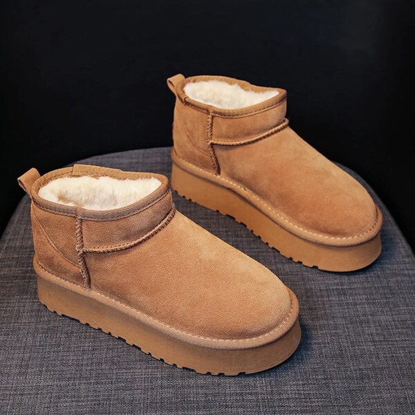 shearling ankle boots