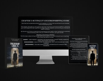Dropship Like a Pro - How to Launch a Profitable E-Commerce Business - PLR Ebook - Resell Rights Ebook - Done for you - Dropshipping Pro