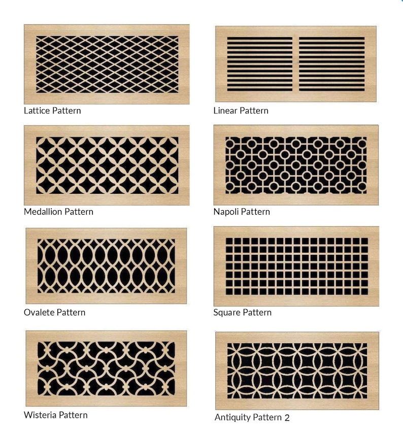 Custom Air Vent Cover Larger Sizes, Registers, Wall Vent Cover, Ceiling