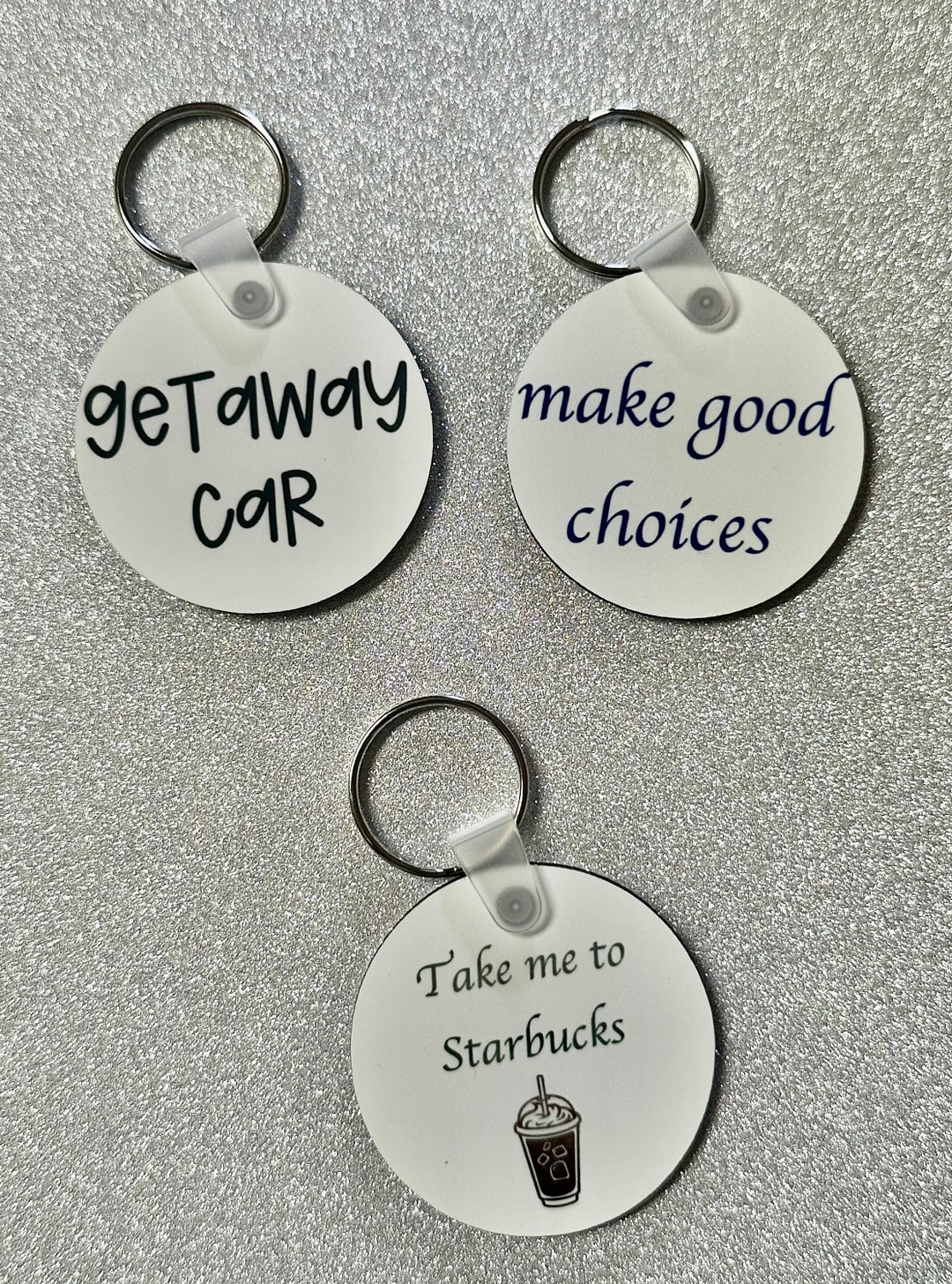 Keychains Make Good Choices Getaway Car Take Me to Etsy
