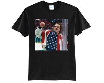 Jack Hughes USA Hockey Shirt - Jack Hughes Missing Teeth USA Hockey Photo