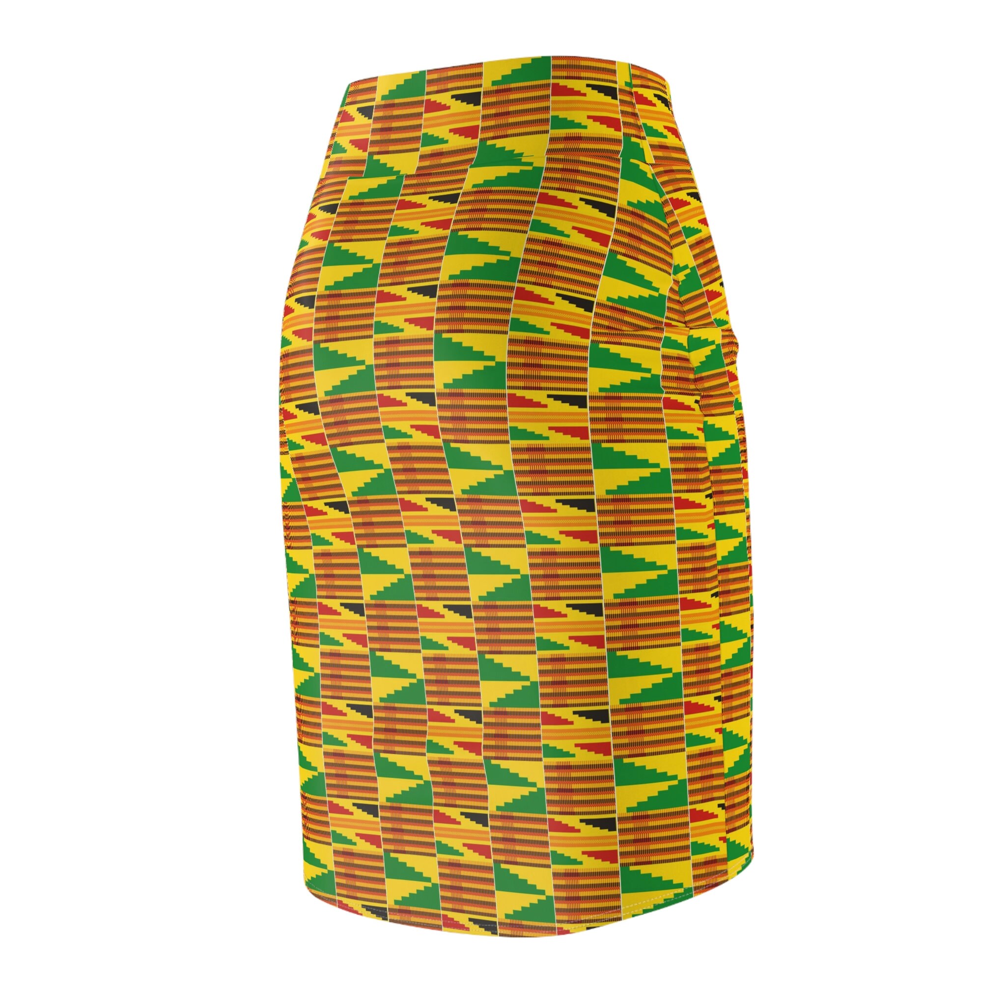 Kente African Print Pencil Skirt - Etsy