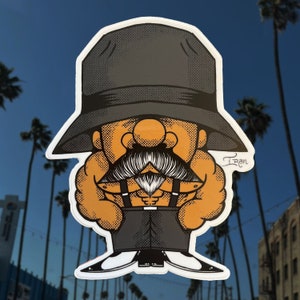 mexican style chicano little vato sticker lowrider