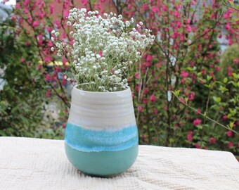 Blumenvase, Steinzeugvase, Keramikvase