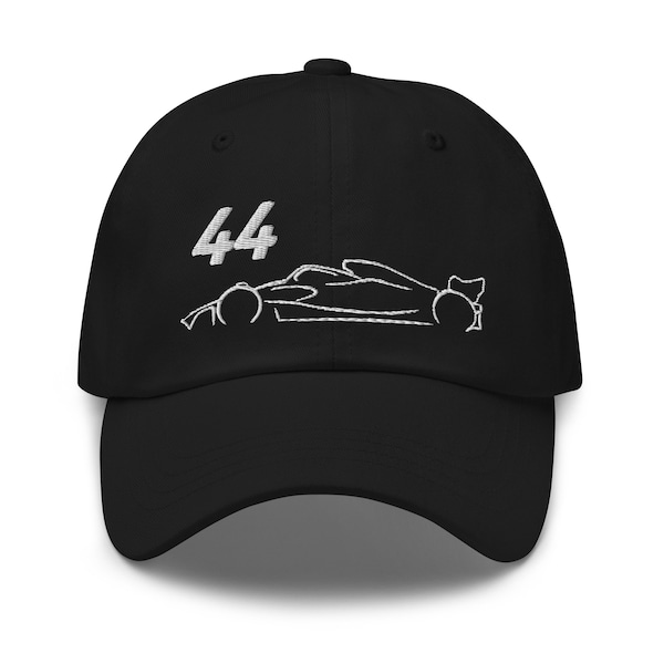Lewis Hamilton Hat, 44 Formula 1 Hat, Lewis Hamilton Gift, 44 Dad Hat, Formula 1 Car Outline Hat